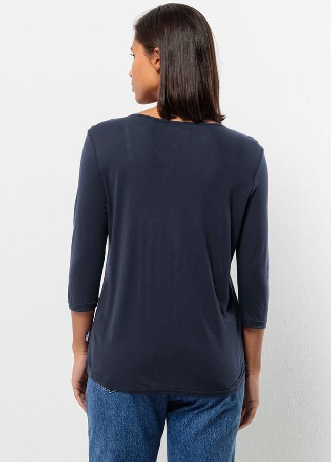 Jack Wolfskin Mola 3|4 T-Shirt Women Shirt met halve mouwen Dames XXL blue night blue - Foto 2