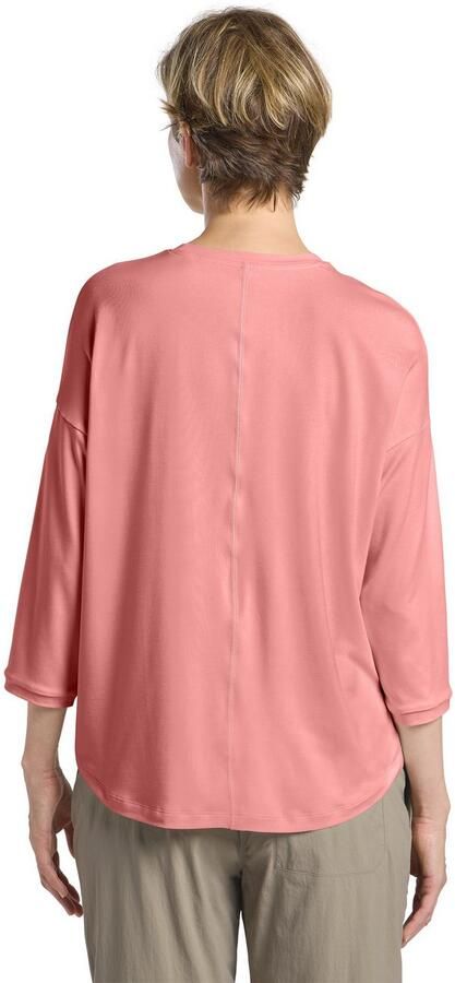 Jack Wolfskin Travel 3 4 T-Shirt Women T-shirt met 3 4 mouwen met zonnebescherming dames XXL mineral red heather mineral red heather - Foto 6