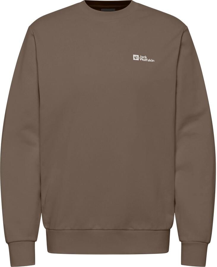 Jack Wolfskin Essential Crewneck Men Trui van biologisch katoen heren XXXL cold coffee cold coffee - Foto 3