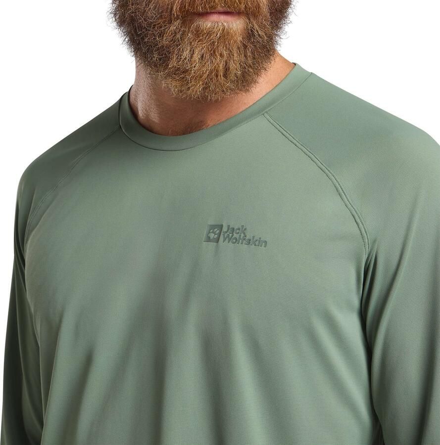 Jack Wolfskin Prelight Swift LS Men Functioneel shirt met lange mouwen en zonnebescherming heren XL eucalyptus - Foto 2