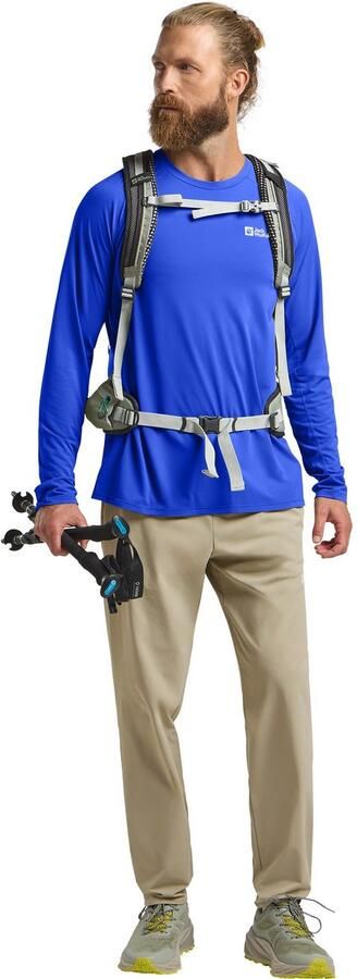 Jack Wolfskin Prelight Swift LS Men Functioneel shirt met lange mouwen en zonnebescherming heren XL blue vibrant blue - Foto 9