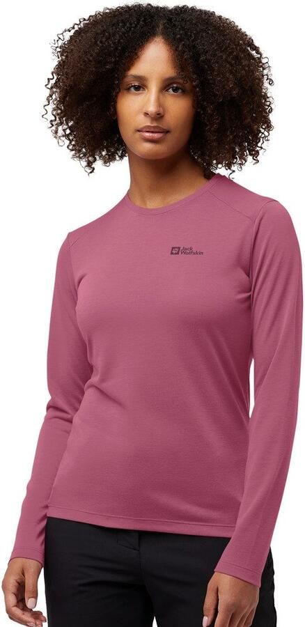 Jack Wolfskin Vonnan LS T-Shirt Women Functioneel shirt met lange mouwen Dames XXL raisin - Foto 4