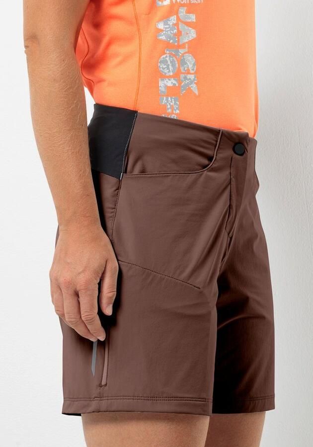 Jack Wolfskin Gravex Shorts Women Fietsshort Dames 34 dark rust Dark Rust - Foto 3