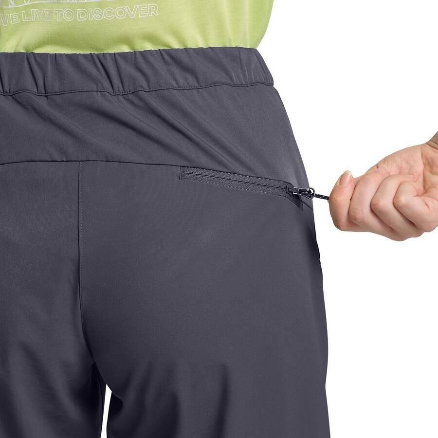 Jack Wolfskin Hiking Alpine Short Women Korte wandelbroek Dames 44 graphite - Foto 2