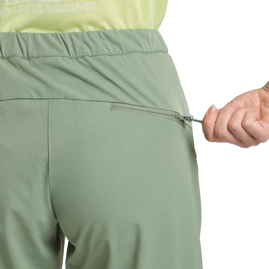 Jack Wolfskin Hiking Alpine Short Women Korte wandelbroek Dames 40 eucalyptus - Foto 2