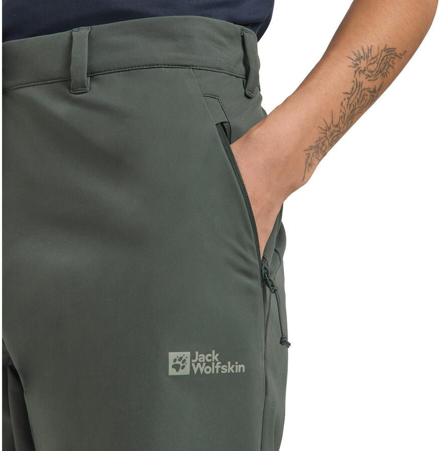 Jack Wolfskin Pico Trail Shorts Women Trailbroeken dames 34 slate green slate green - Foto 2