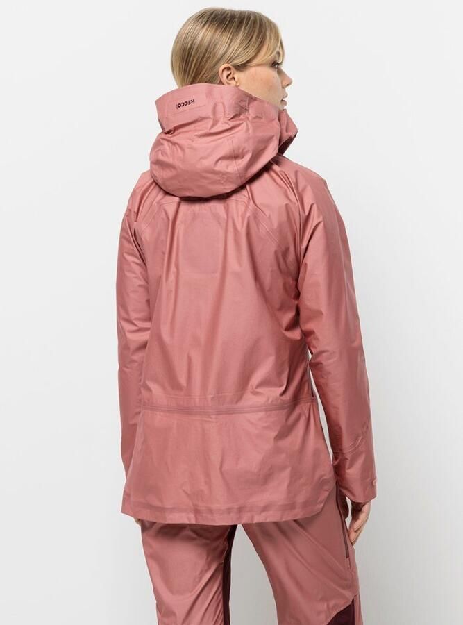 Jack Wolfskin Alpspitze Air 3L Jacket Women Zeer goed ademend skitouring-jack met RECCO -lokalisatie XL blush powder blush powder - Foto 2