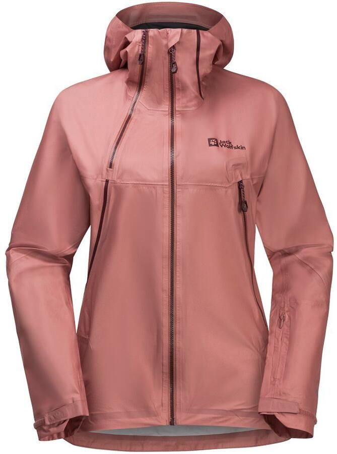 Jack Wolfskin Alpspitze Air 3L Jacket Women Zeer goed ademend skitouring-jack met RECCO -lokalisatie XL blush powder blush powder