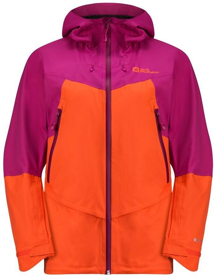 Jack Wolfskin Alpspitze Pro 3L Jacket Women Zeer goed ademend skitouring-jack met RECCO -lokalisatie XL vibrant orange vibrant orange