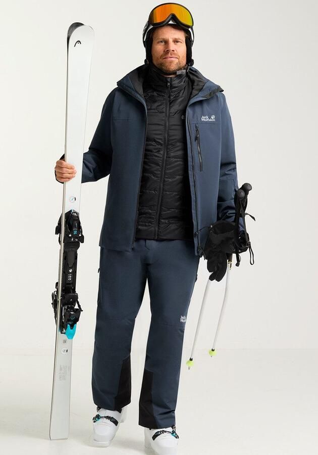 Jack Wolfskin Flowline 3in1 Jacket Men 3-in-1 ski-jas met RECCO -lokalisatiesysteem Heren XXL midnight sky midnight sky - Foto 5