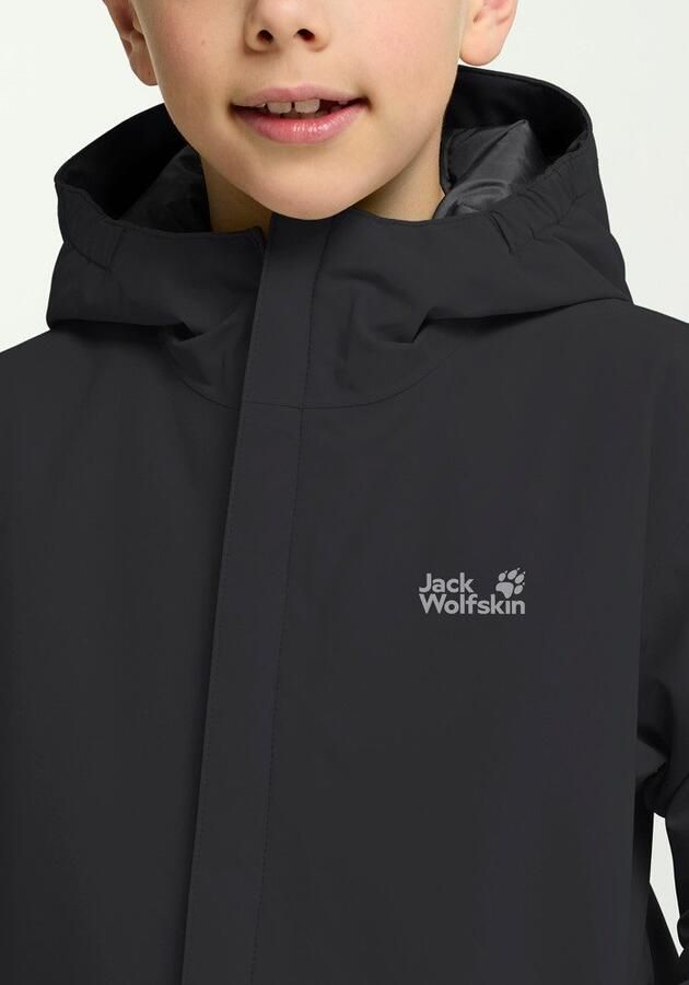 Jack Wolfskin Flowline SKI Jacket Kids Geïsoleerde ski-jas voor kinderen 104 black - Foto 10