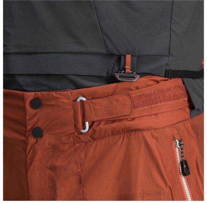 Jack Wolfskin Alpspitze Air Pants Men Zeer goed ademende skitouring-broek met RECCO -lokalisatie XXL carmine - Foto 8