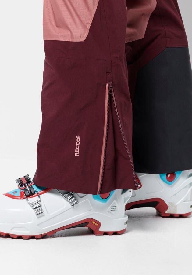Jack Wolfskin Alpspitze Air Pants Women Zeer goed ademende skitouring-broek met RECCO -lokalisatie XL blush powder blush powder - Foto 5