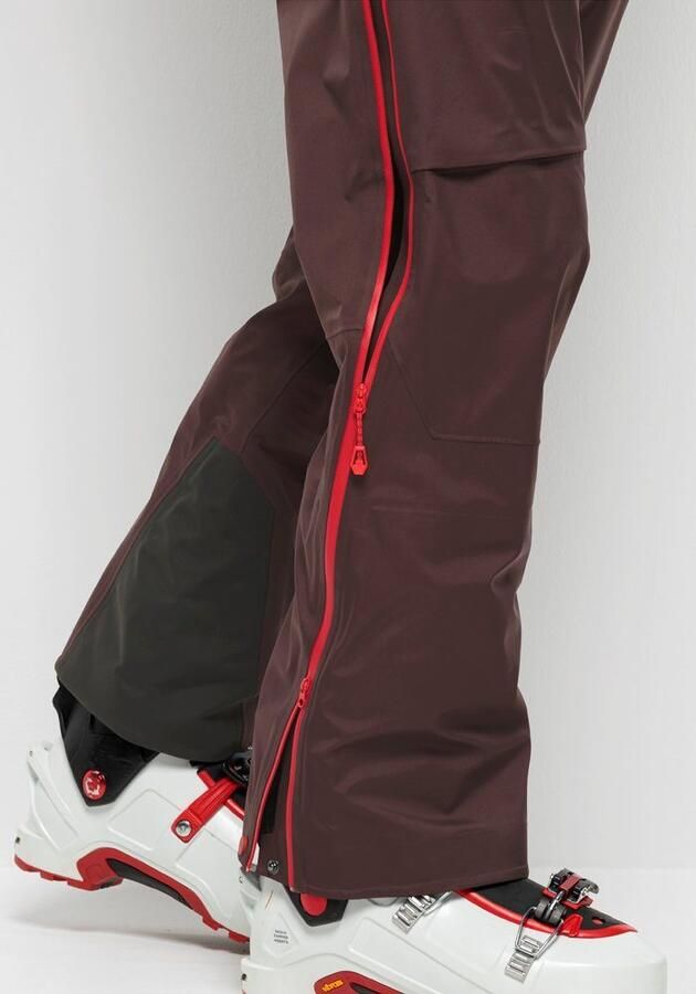 Jack Wolfskin Alpspitze Pro 3L Pants Men Hardshell skibroek met RECCO -lokalisatiesysteem Heren 46 red earth red earth - Foto 4