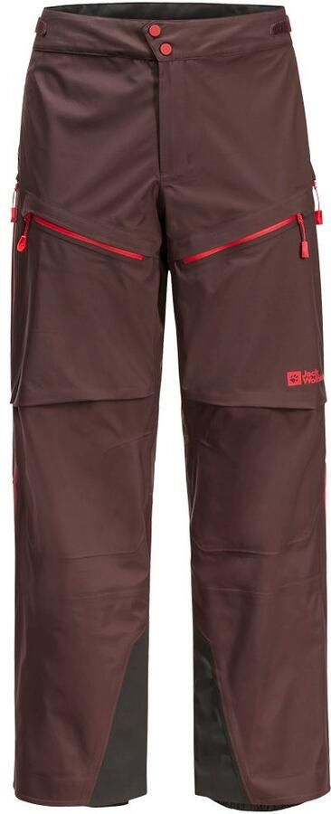 Jack Wolfskin Alpspitze Pro 3L Pants Men Hardshell skibroek met RECCO -lokalisatiesysteem Heren 46 red earth red earth - Foto 5