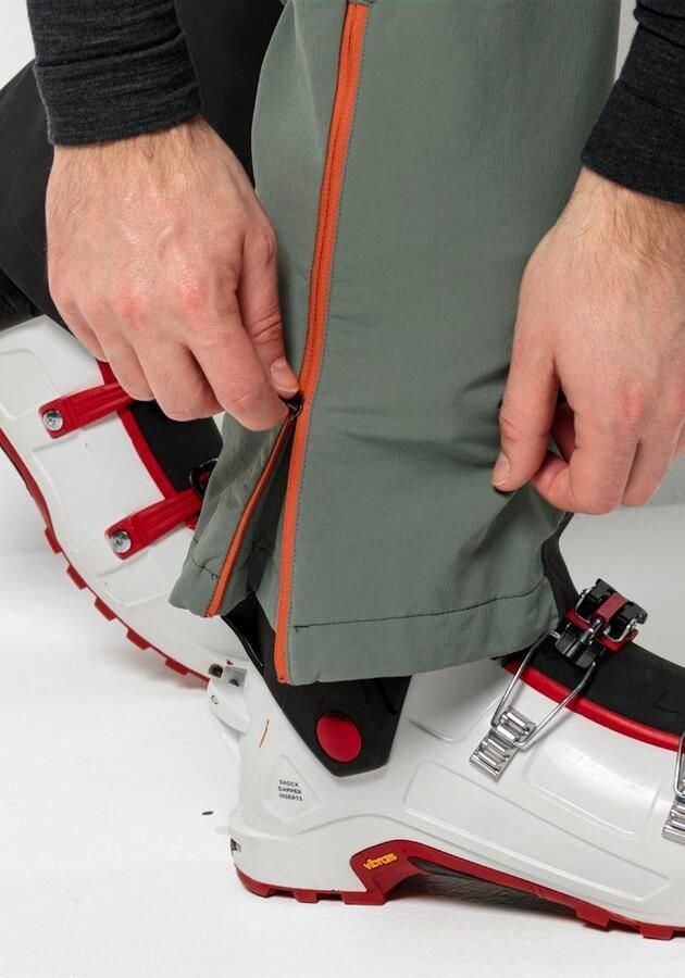 Jack Wolfskin Alpspitze Tour Pants Men Ski-softshellbroek Heren 46 hedge green Hedge Green - Foto 4