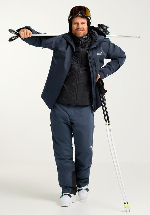 Jack Wolfskin Flowline 2L Ins Pants Men Hardshell skibroek met RECCO -lokalisatiesysteem Heren XXL midnight sky midnight sky - Foto 2