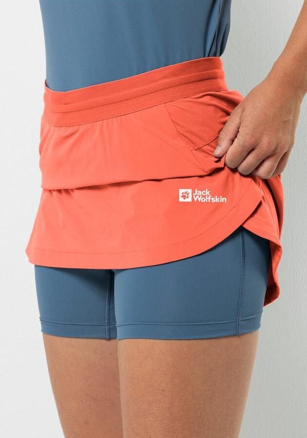 Jack Wolfskin Prelight Chill Skort Women Skort Dames XL digital orange Digital Orange - Foto 4