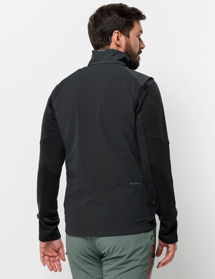 Jack Wolfskin Alpspitze Vest Men Softshellbodywarmer met RECCO -lokalisatiesysteem Heren XXL phantom