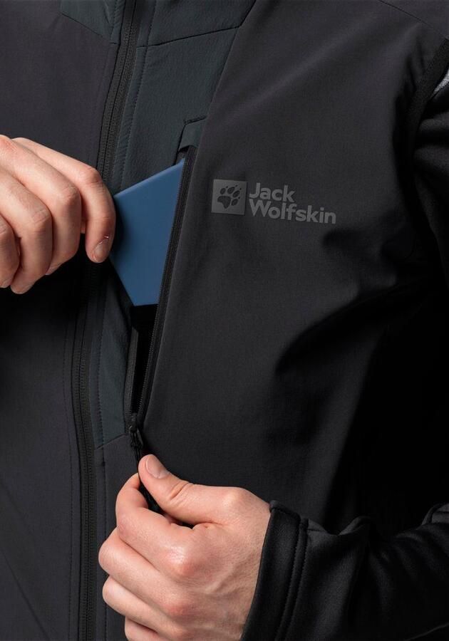 Jack Wolfskin Alpspitze Vest Men Softshellbodywarmer met RECCO -lokalisatiesysteem Heren XXL phantom - Foto 2