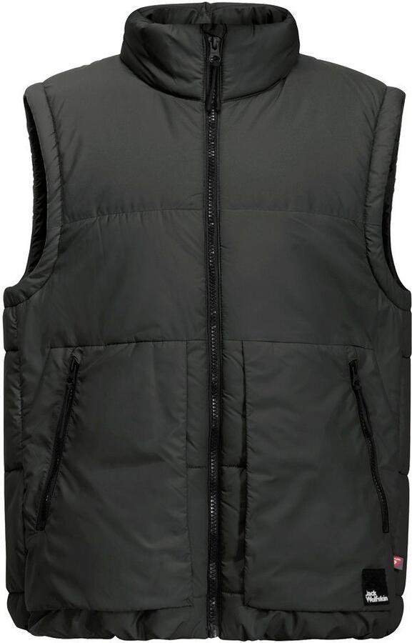 Jack Wolfskin Teen Ins Vest Youth Outdoor-bodywarmer tieners 128 granite black granite black - Foto 3