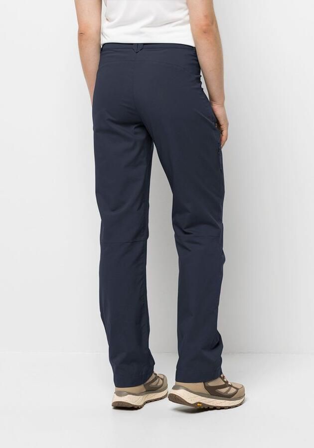 Jack Wolfskin Active Track Pants Women Softshell-wandelbroek Dames 34 blue night blue