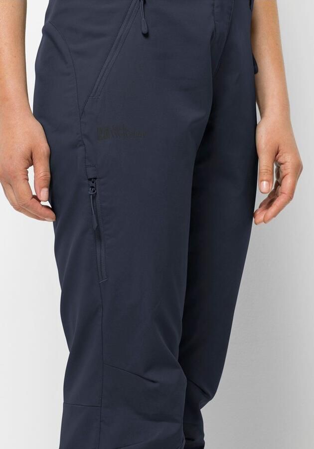 Jack Wolfskin Active Track Pants Women Softshell-wandelbroek Dames 34 blue night blue - Foto 2