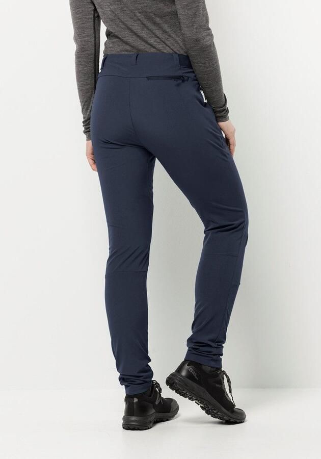 Jack Wolfskin Geigelstein Slim Pants Women Softshell-wandelbroek Dames 34 blue night blue