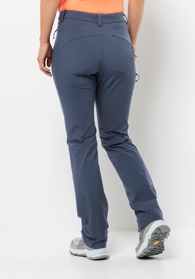 Jack Wolfskin Holdsteig Pants Women Softshell-wandelbroek Dames 34 evening sky Evening Sky