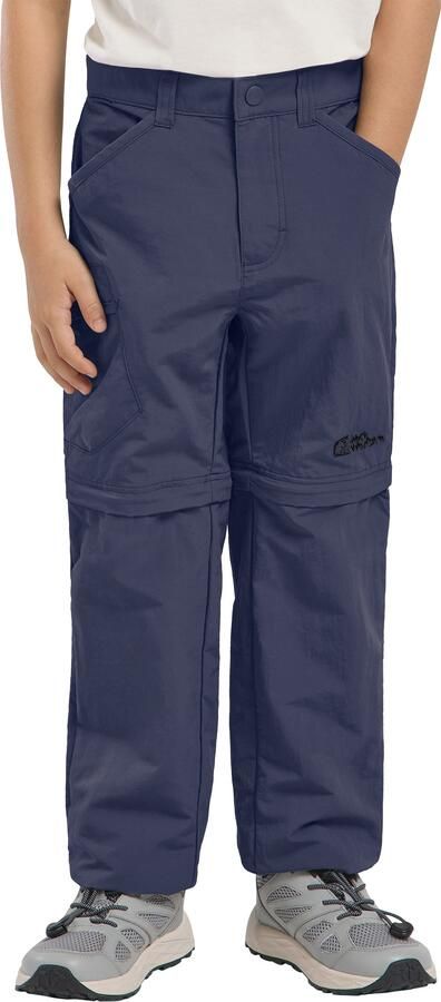 Jack Wolfskin Safari Zip Off Pants Kids Zip-Off-broek kinderen 104 blue night blue - Foto 9