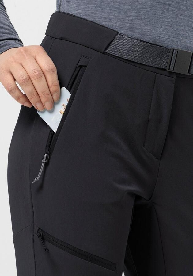 Jack Wolfskin Ziegspitz Pants Women Trekking-softshellbroek Dames 34 black - Foto 2