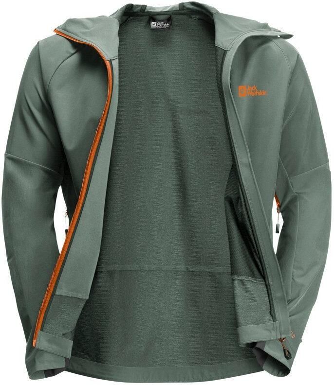 Jack Wolfskin Alpspitze Hoody Men Ski-softshelljack Heren XXL hedge green Hedge Green - Foto 7