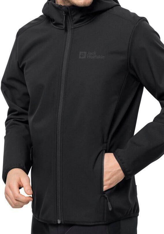 Jack Wolfskin Softshell-jack BORNBERG HOODY Ademend licht overgangsjas - Foto 12