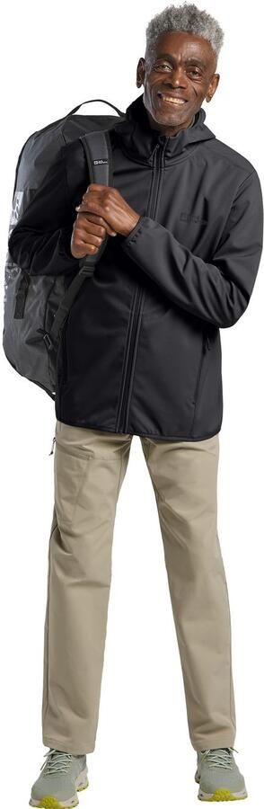 Jack Wolfskin Softshell-jack BORNBERG HOODY Ademend licht overgangsjas - Foto 11