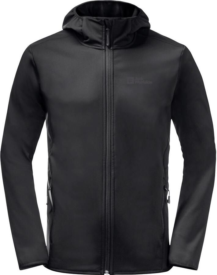 Jack Wolfskin Softshell-jack BORNBERG HOODY Ademend licht overgangsjas - Foto 3