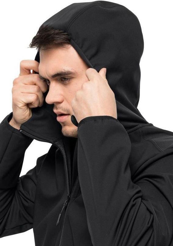 Jack Wolfskin Softshell-jack BORNBERG HOODY Ademend licht overgangsjas - Foto 7