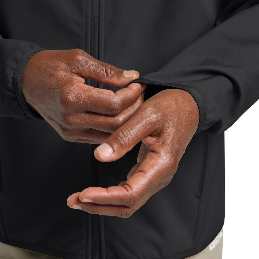 Jack Wolfskin Softshell-jack BORNBERG HOODY Ademend licht overgangsjas