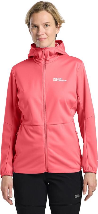 Jack Wolfskin Feldberg Hoody Women Softshelljack Dames XXL sunset coral sunset coral - Foto 7