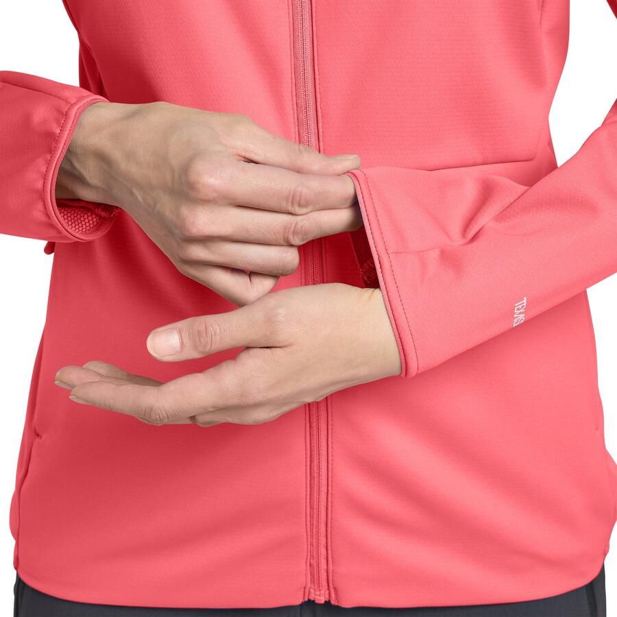 Jack Wolfskin Feldberg Hoody Women Softshelljack Dames XXL sunset coral sunset coral