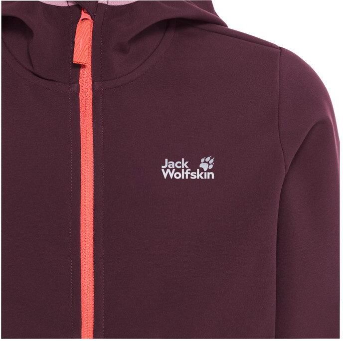 Jack Wolfskin Fourwinds Jacket Kids Softshelljack Kinderen 104 amaranth - Foto 8