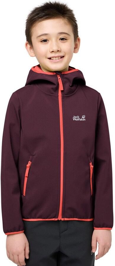Jack Wolfskin Fourwinds Jacket Kids Softshelljack Kinderen 104 amaranth - Foto 9