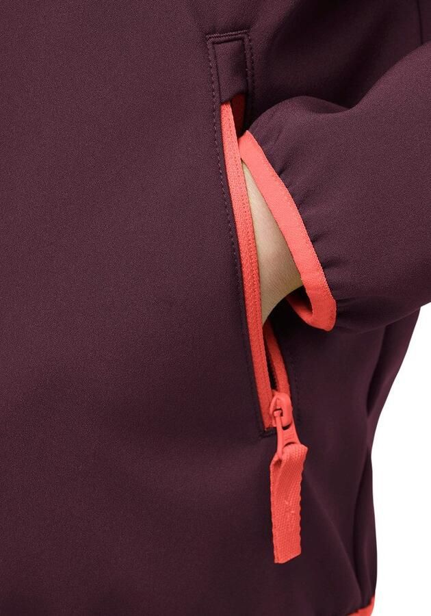 Jack Wolfskin Fourwinds Jacket Kids Softshelljack Kinderen 104 amaranth - Foto 5