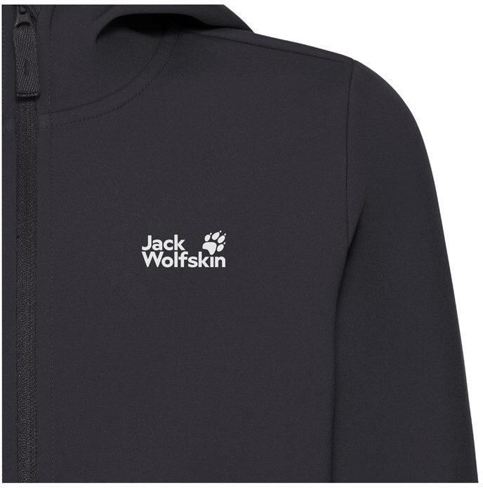 Jack Wolfskin Fourwinds Jacket Kids Softshelljack Kinderen 104 black - Foto 6