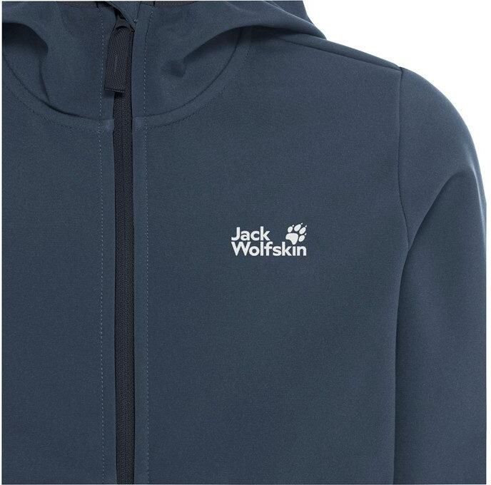 Jack Wolfskin Softshell-jack FOURWINDS JACKET KIDS Winddicht waterafstotend ade d tussenjas voor kinderen - Foto 7