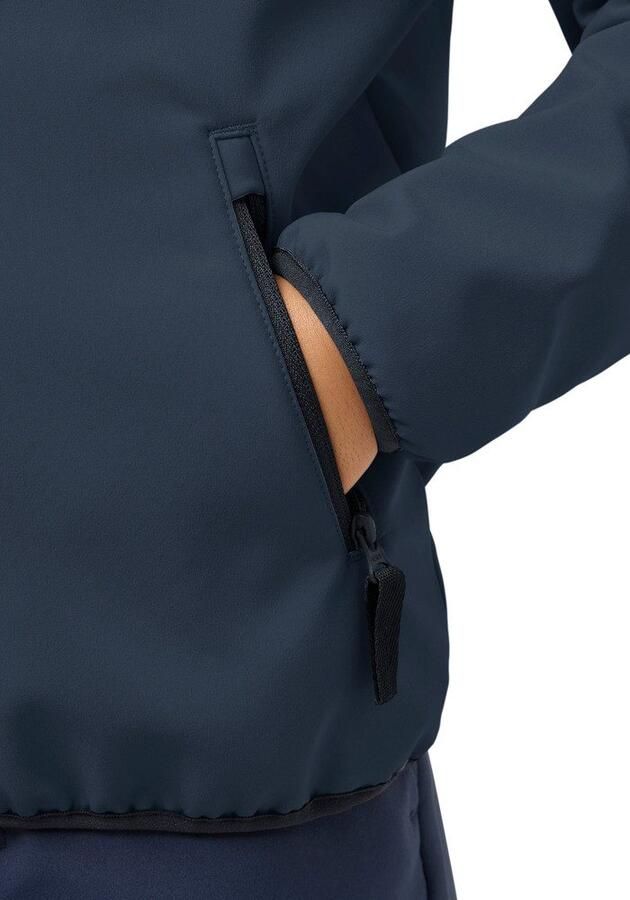 Jack Wolfskin Softshell-jack FOURWINDS JACKET KIDS Winddicht waterafstotend ade d tussenjas voor kinderen - Foto 3