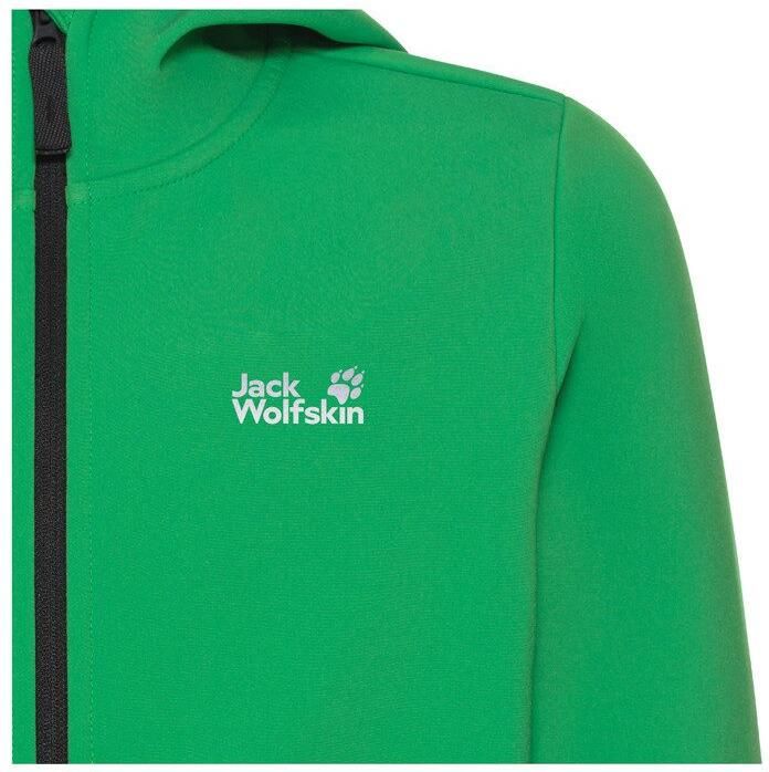Jack Wolfskin Softshell-jack FOURWINDS JACKET KIDS Winddicht waterafstotend ade d tussenjas voor kinderen - Foto 4