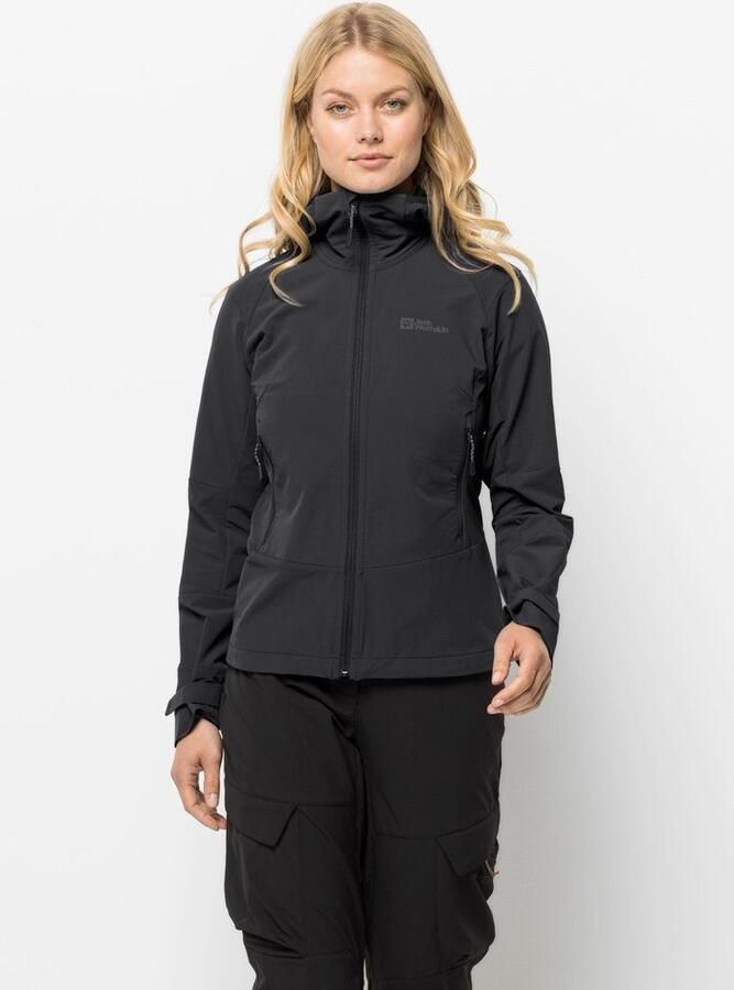Jack Wolfskin Kammweg Jacket Women Trekking-softshelljack Dames XXL black - Foto 9