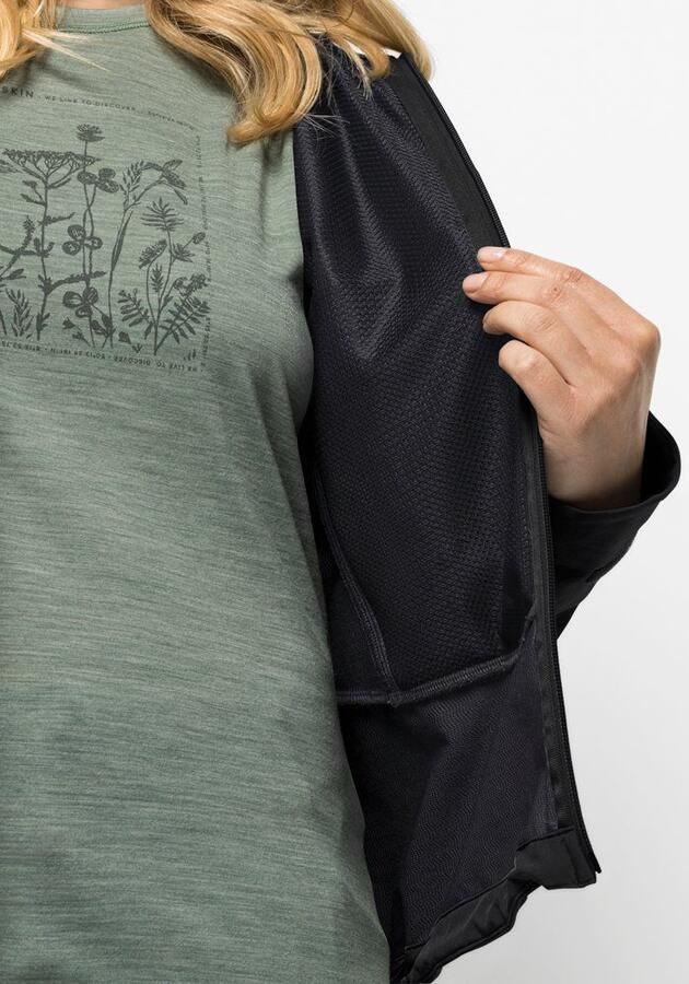 Jack Wolfskin Kammweg Jacket Women Trekking-softshelljack Dames XXL black - Foto 7