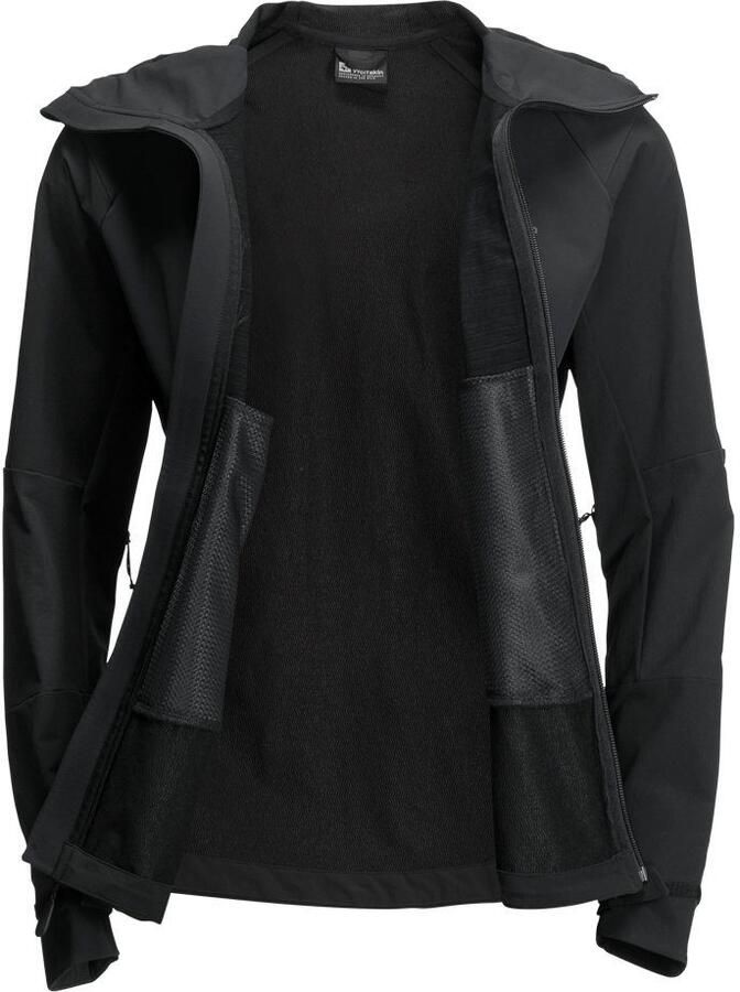 Jack Wolfskin Kammweg Jacket Women Trekking-softshelljack Dames XXL black - Foto 2