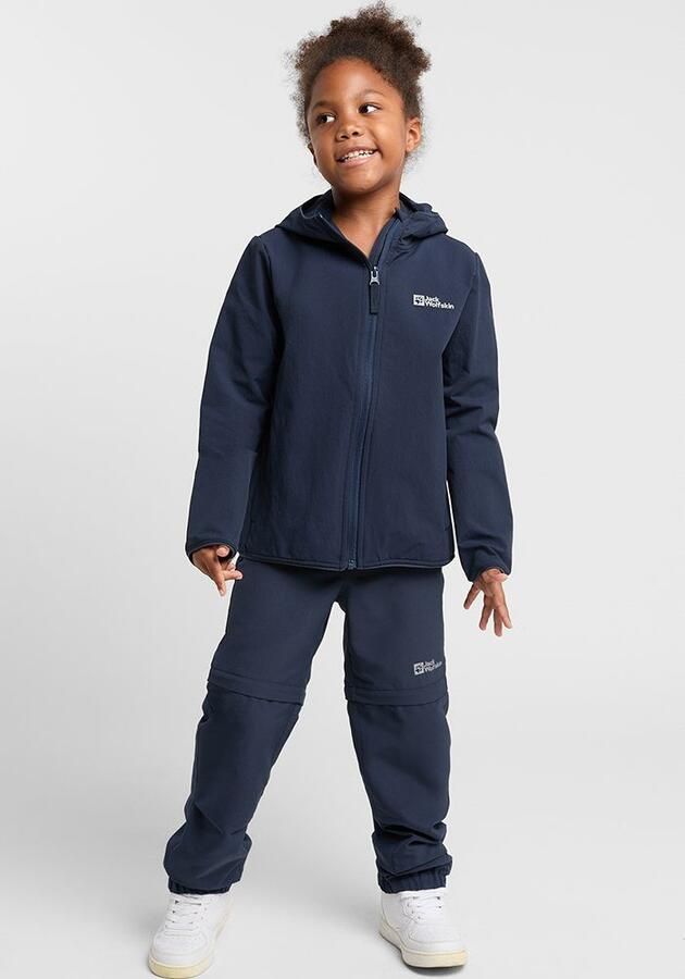 Jack Wolfskin Solyd Jacket Kids Softshelljack kids 104 blue night blue - Foto 5